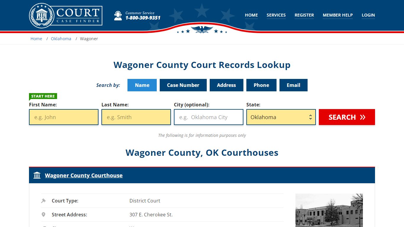 Wagoner County Court Records | OK Case Lookup